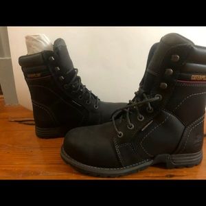 NEW CAT Echo Steel Toe Waterproof Boots US8